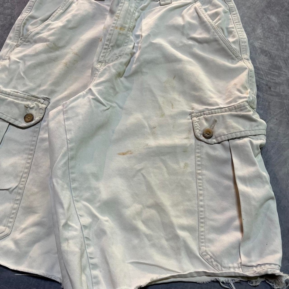 Y2K 2000s Grunge Indie Skater Workwear Streetwear Hip Hop Baggy Cargo Shorts - Picture 5 of 7